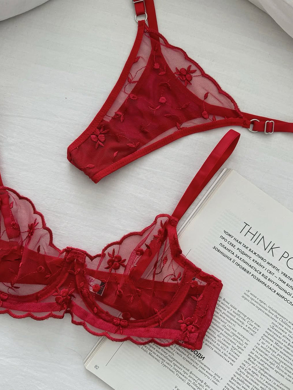 Carmine Bralet Set