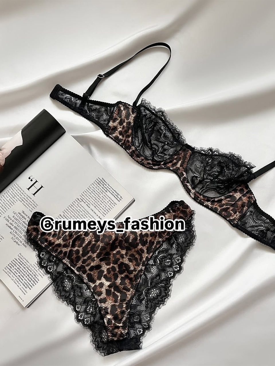 Leopar Bralet Set