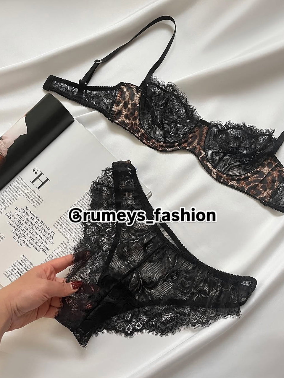 Leopar Bralet Set