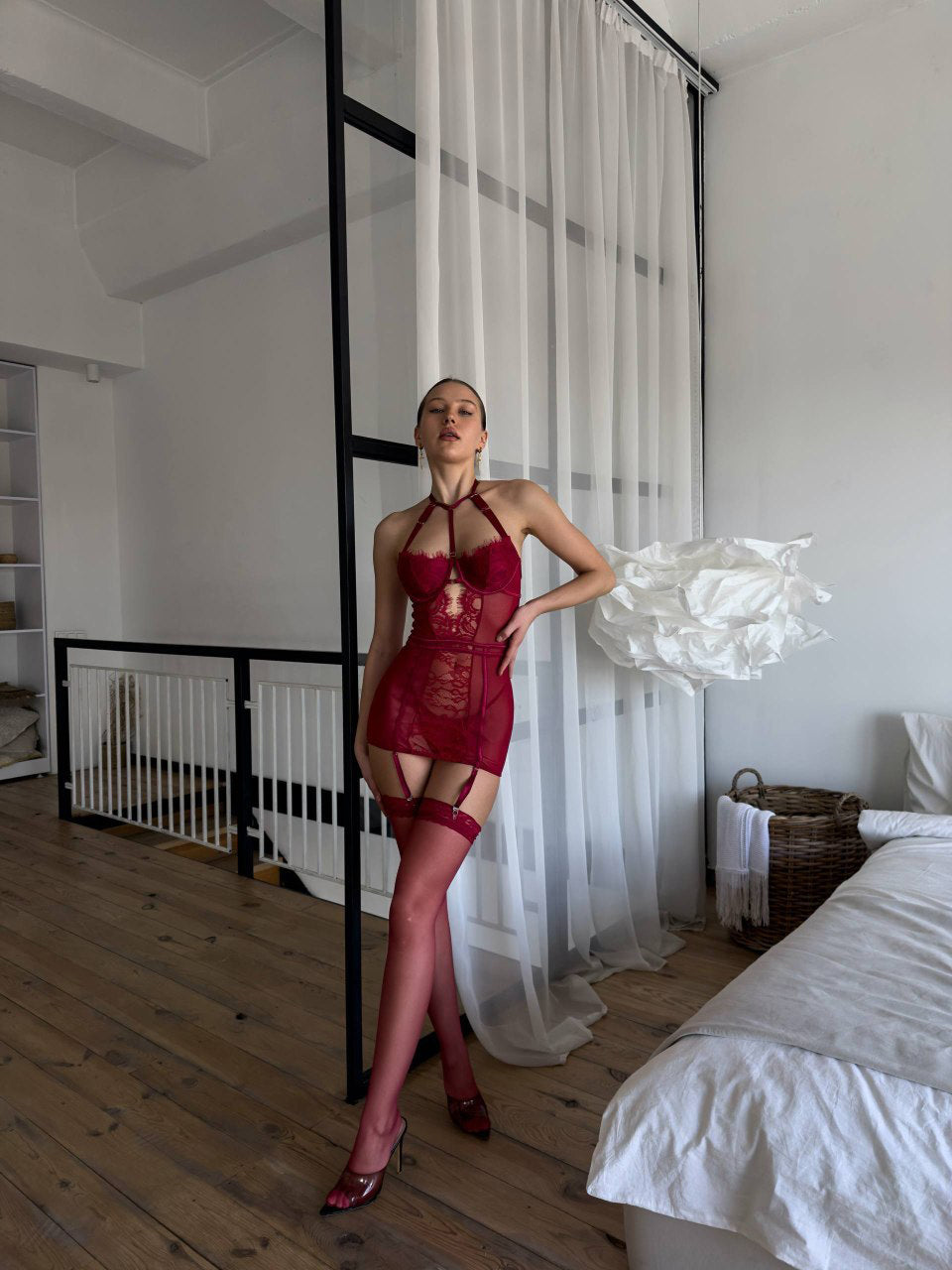 Nayla Babydoll Kırmızı