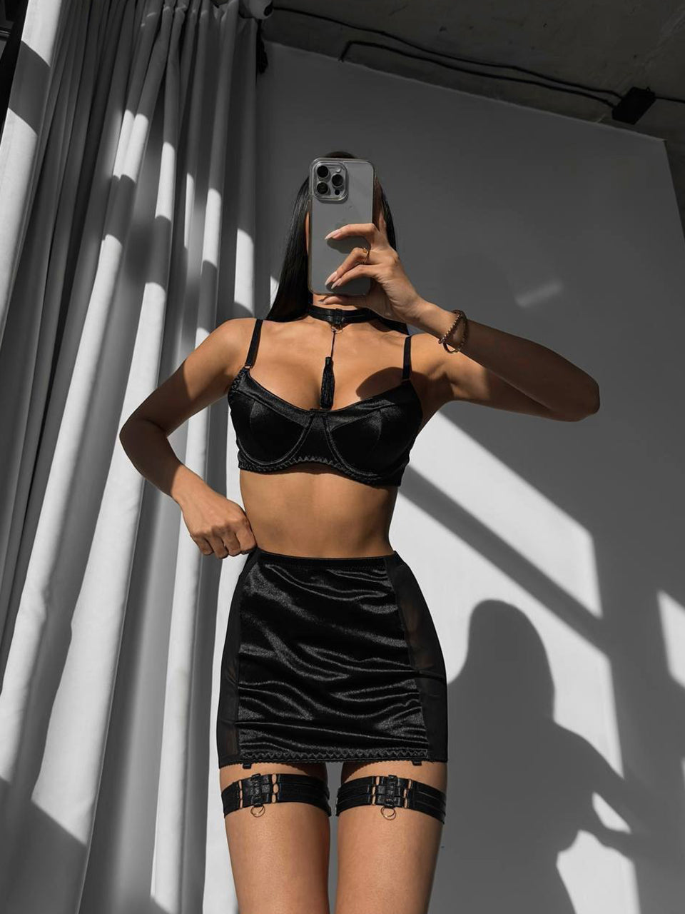 Velvessa 6'lı Takım Jartiyer Set